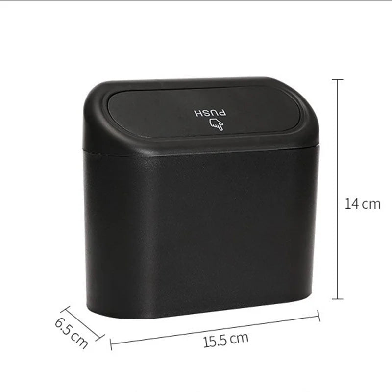Car Trash Bin Stylish & Small - Black