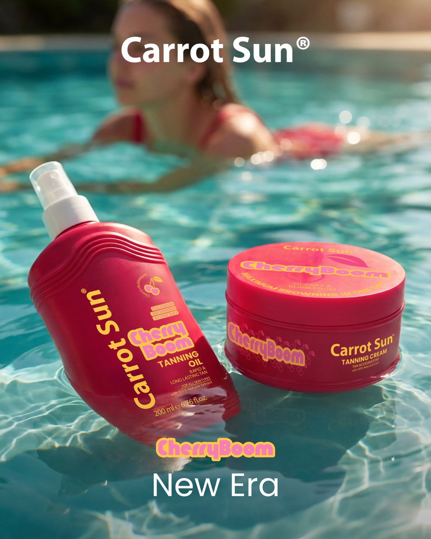 Carrot Sun - Cherry Boom Tanning Cream - 350ML