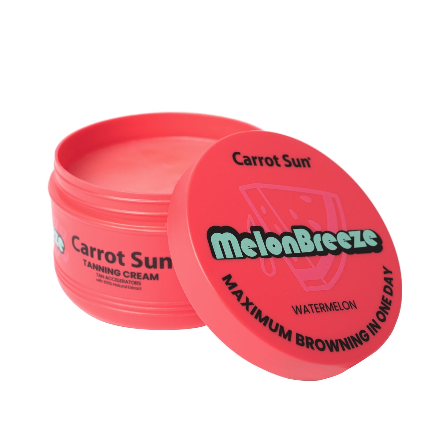 Carrot Sun - MelonBreeze – Watermelon Tanning Cream - 350Ml