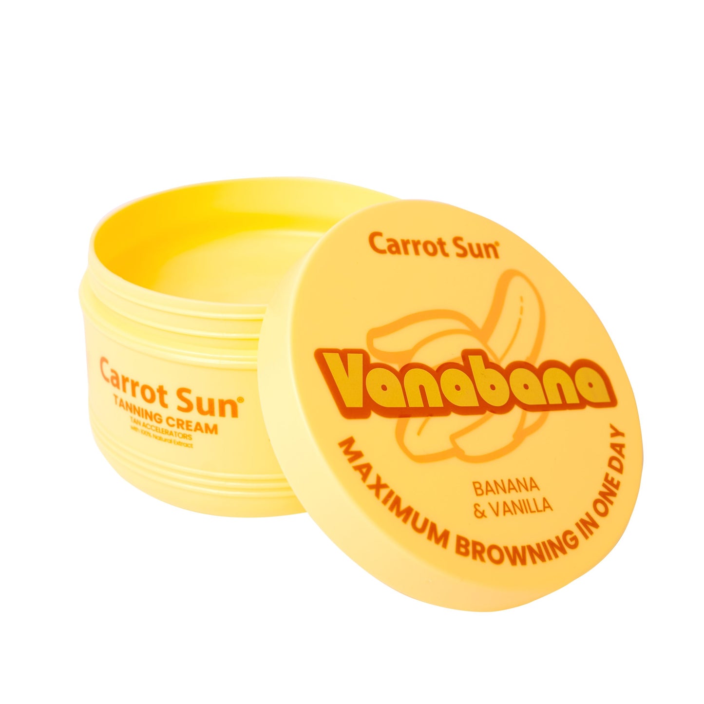Carrot Sun - VanaBana – Banana & Vanilla Tanning Cream - 350Ml