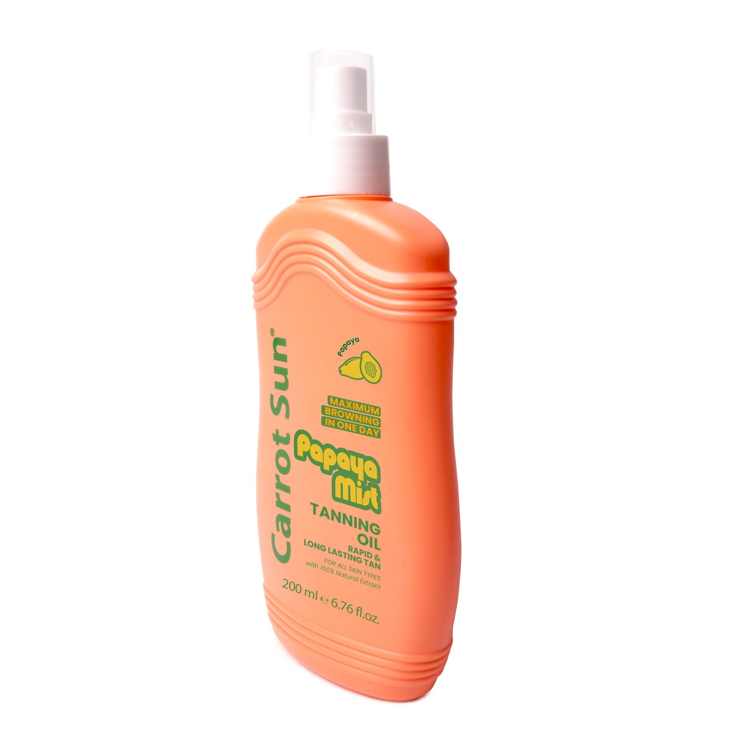 Carrot Sun - Papaya Mist Tanning Oil - 200Ml