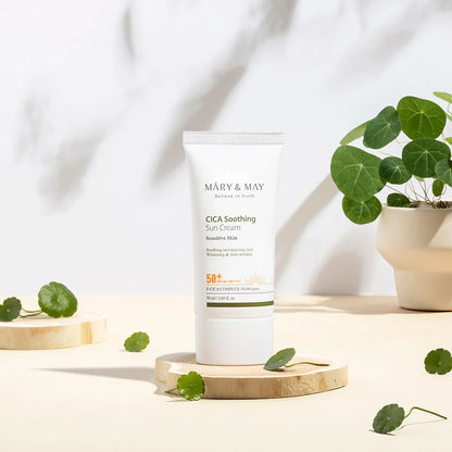 Mary & May Vegan CICA Soothing Sun Cream SPF50+ 50ml