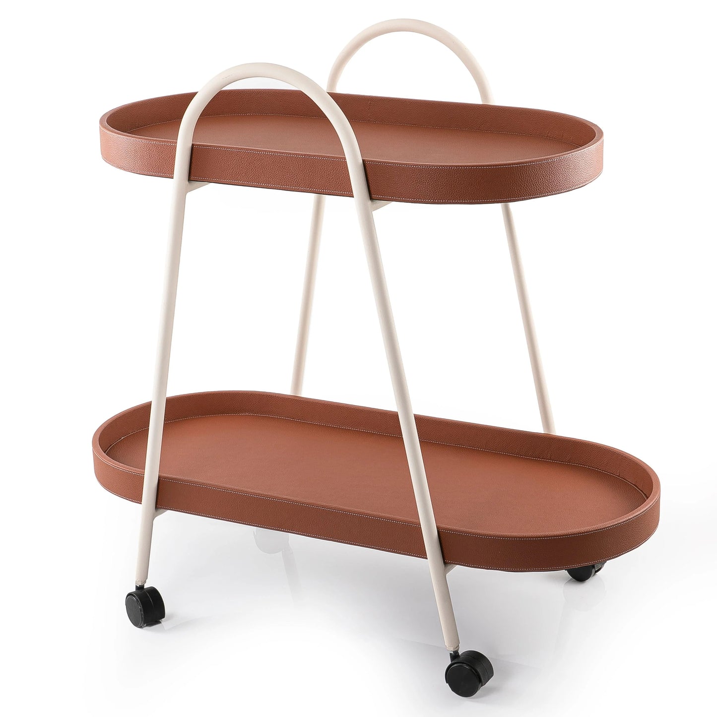 Cascades - Metal and leather trolly
