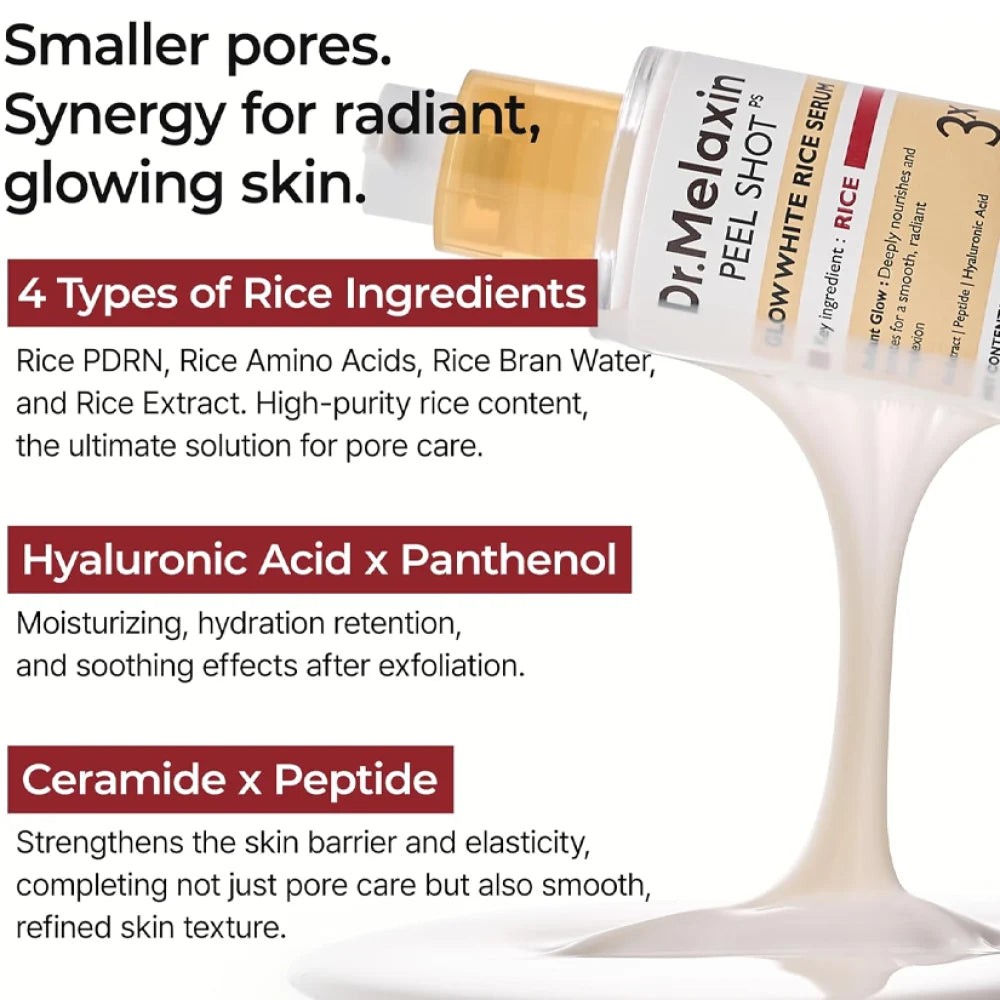 Dr.Melaxin Peel Shot Glow Rice PDRN Serum 30ml