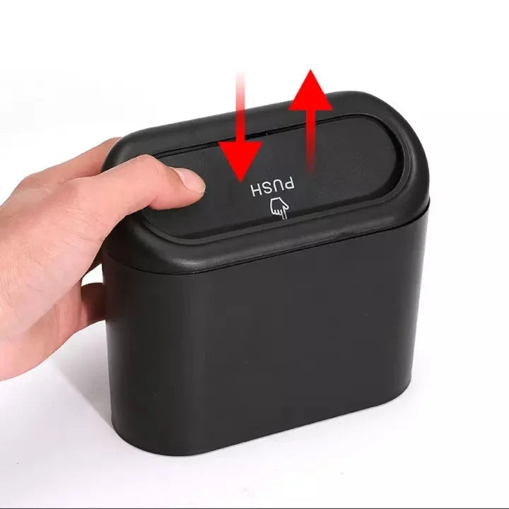 Car Trash Bin Stylish & Small - Black