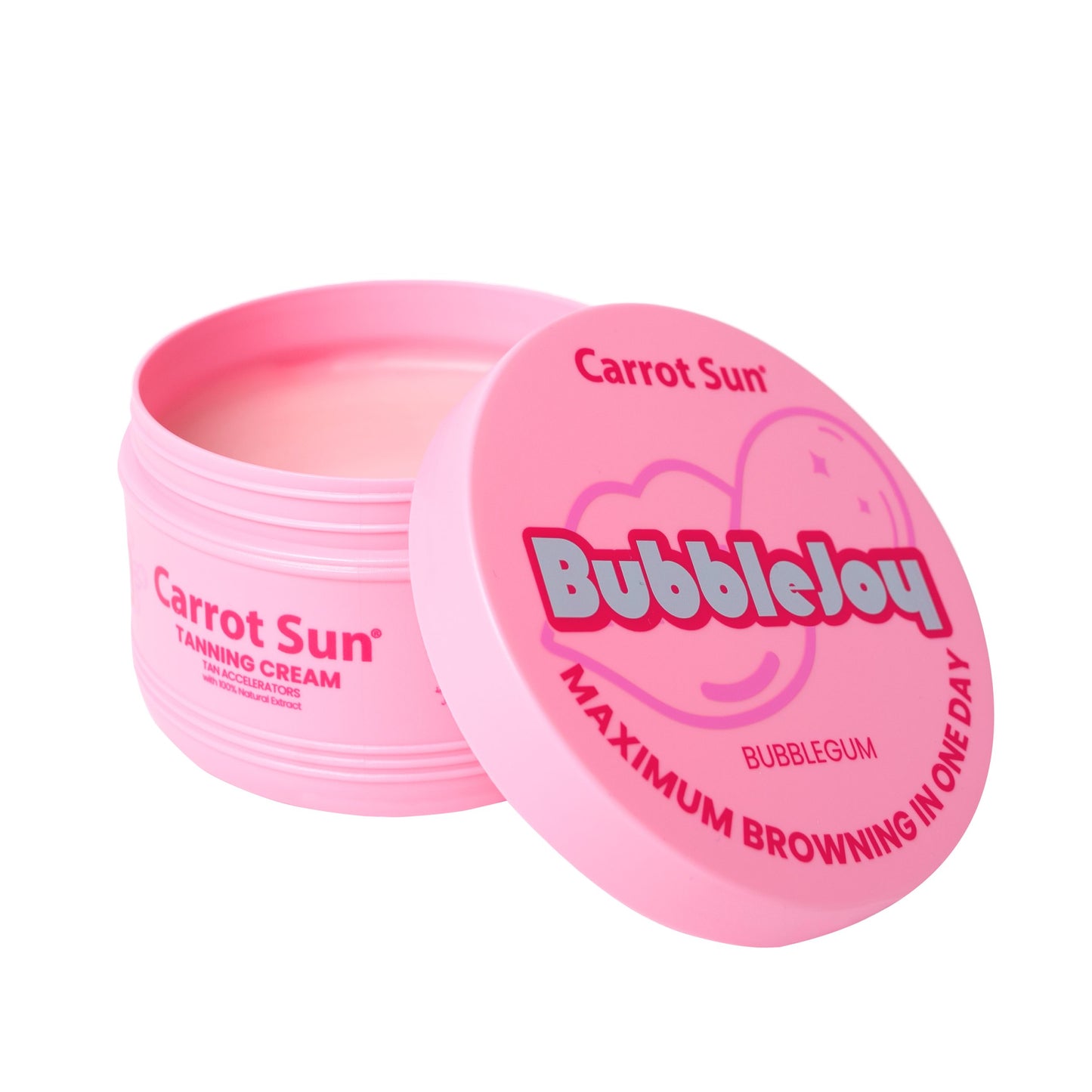 Carrot Sun - Bubble Joy - Bubblegum Tanning Cream - 350 ML