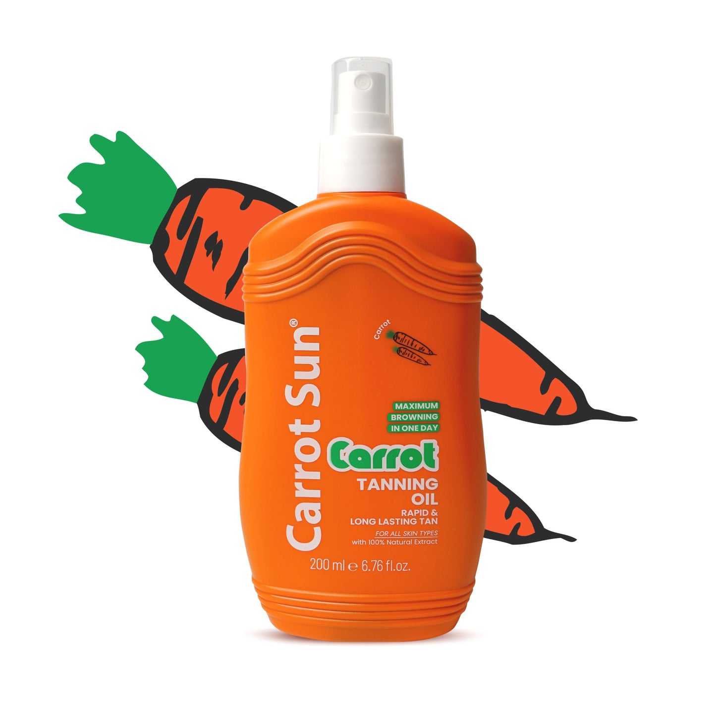 Carrot Sun - Carrot Tanning Oil - 200 ML