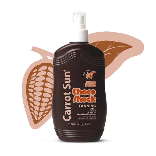 Carrot Sun - ChocoShock – Cocoa-Butter Tanning Oil - 200ML