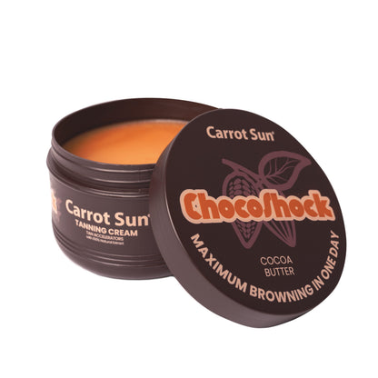 Carrot Sun - ChocoShock – Cocoa-Butter Tanning Cream - 350 ML