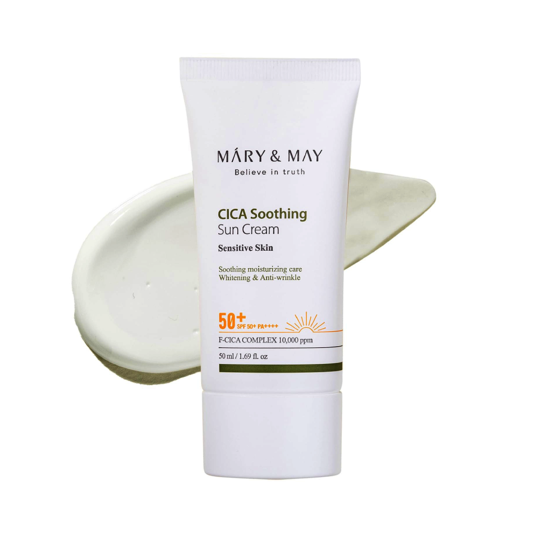 Mary & May Vegan CICA Soothing Sun Cream SPF50+ 50ml