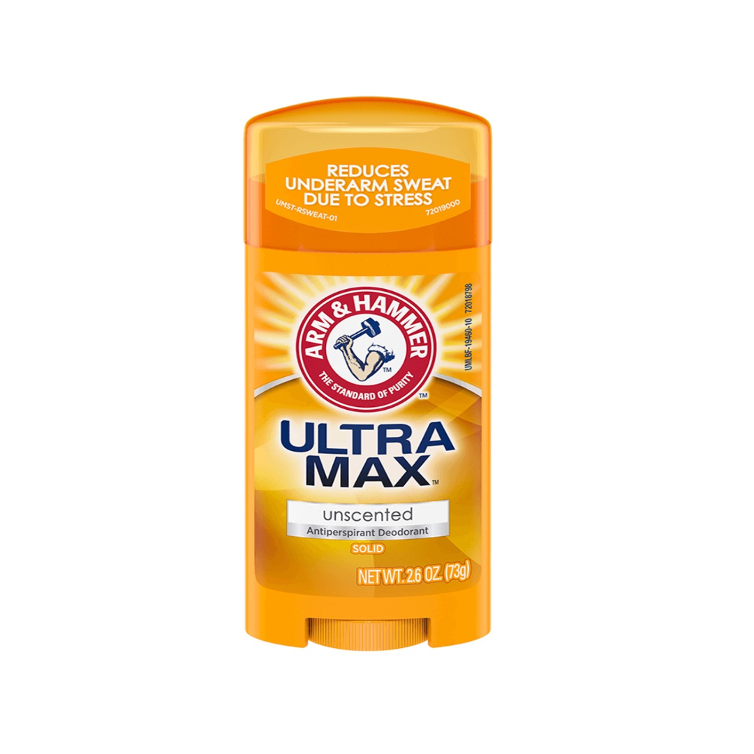 Arm & Hammer Ultra Max Solid Antiperspirant Deodorant Unscented 73g