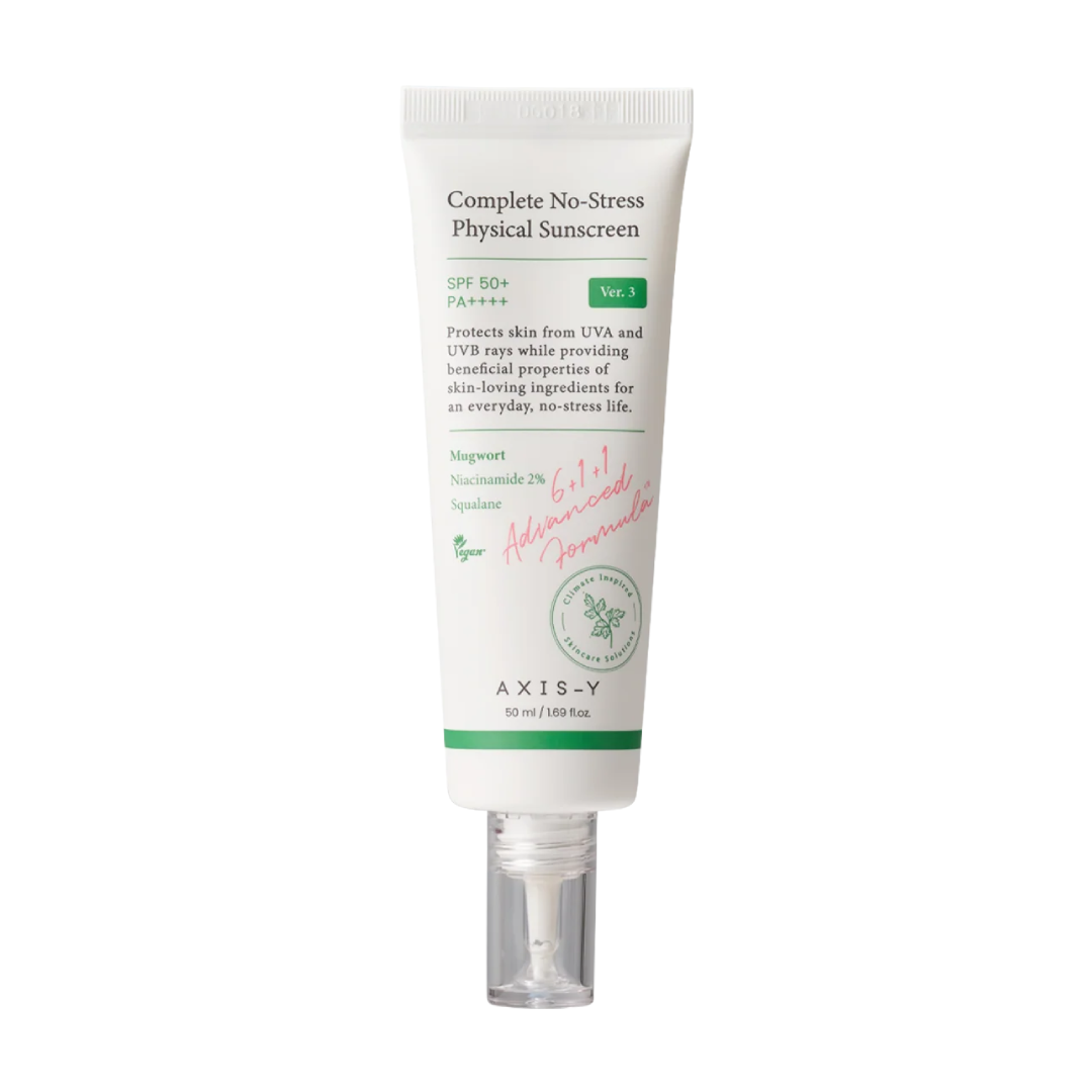 Axis-Y Complete No-Stress Physical Sunscreen SPF 50+ PA++++ 50ml