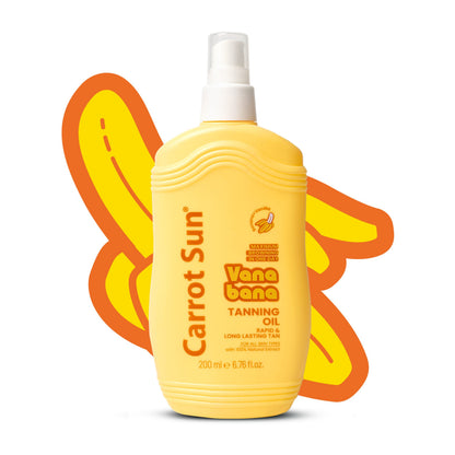 Carrot Sun - Vanabana – Banana & Vanilla Tanning Oil - 200Ml