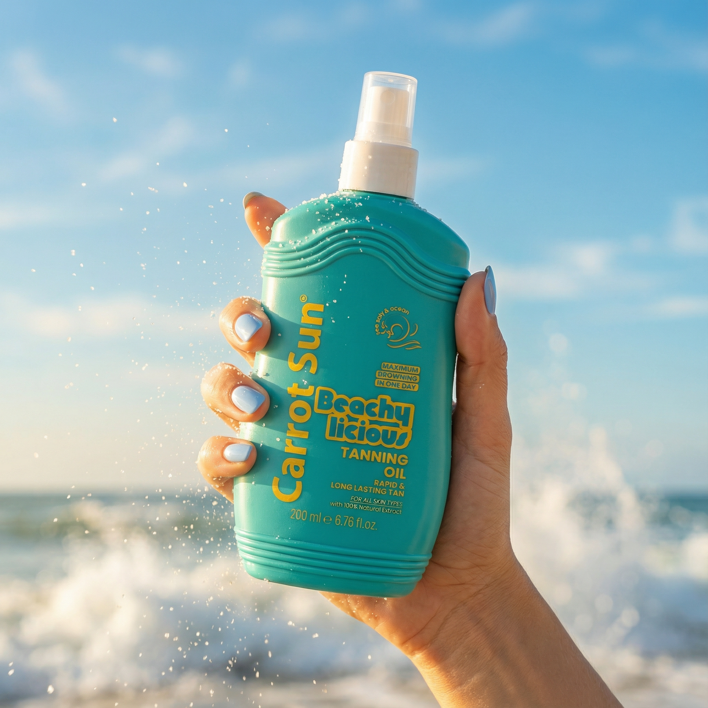 Carrot Sun - Beachylicious – Ocean & Sea Salt Tanning Oil - 200Ml
