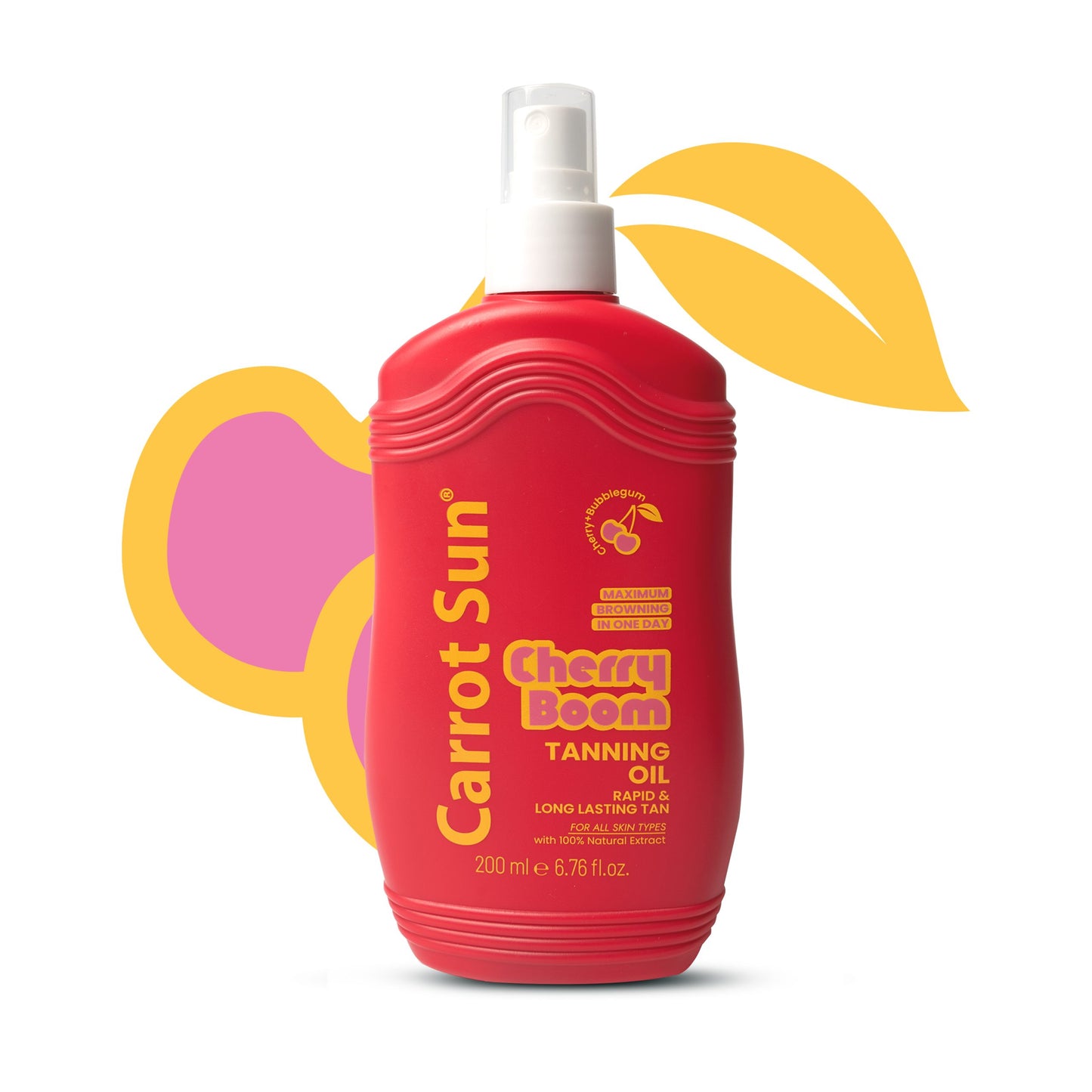 Carrot Sun - Cherry Boom Tanning Oil - 200ML