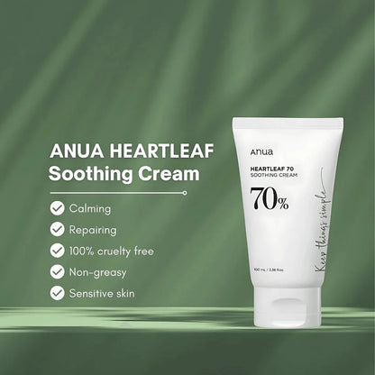 Anua Heartleaf Pore Control Anua Heartleaf 70% Soothing Cream 100Ml