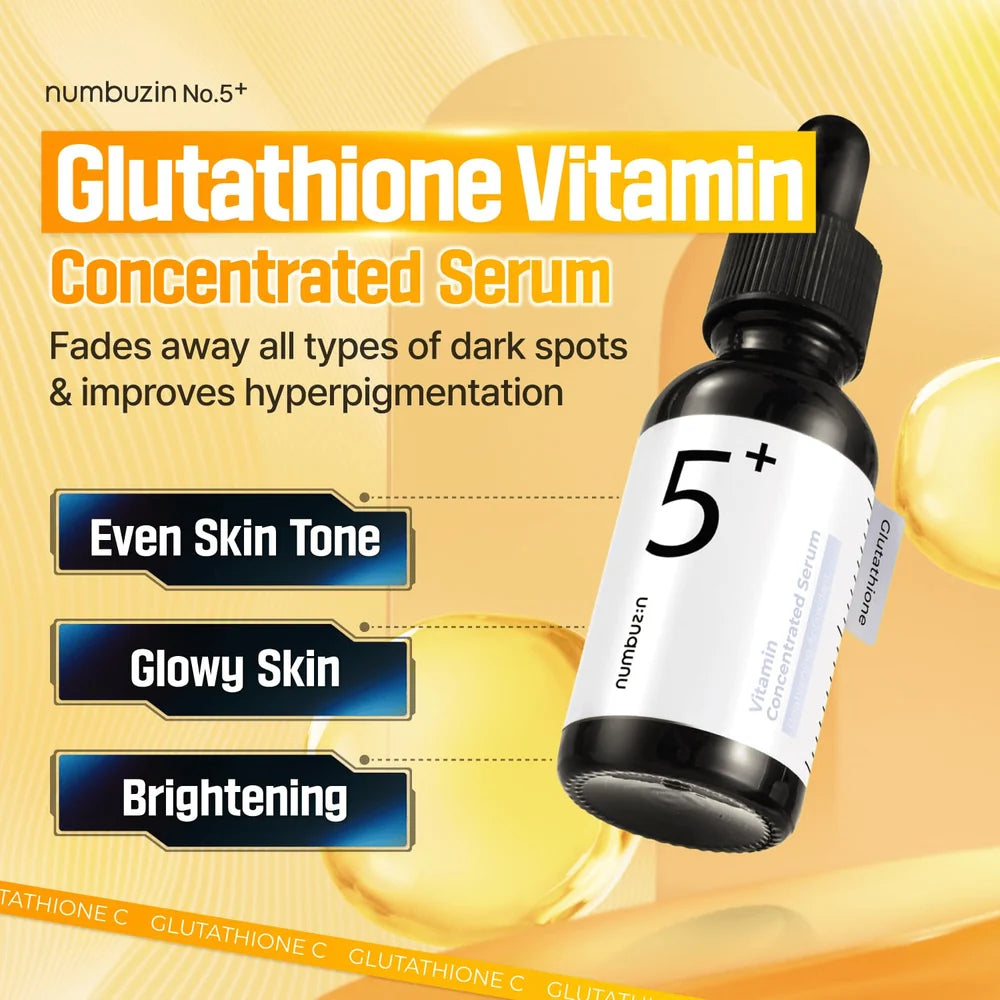 Numbuzin No. 5+ Glutathione Vitamin Concentrated Serum 30ml