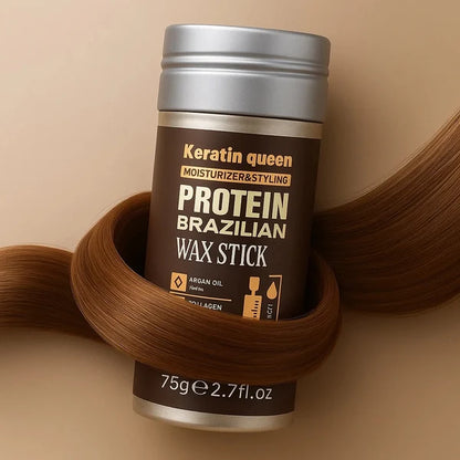 Keratin Queen Moisturizer & Styling Protein Brazilian Wax Stick 75g