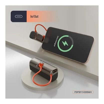 Porodo Pocket Volt Power Bank 5000mAh - Black