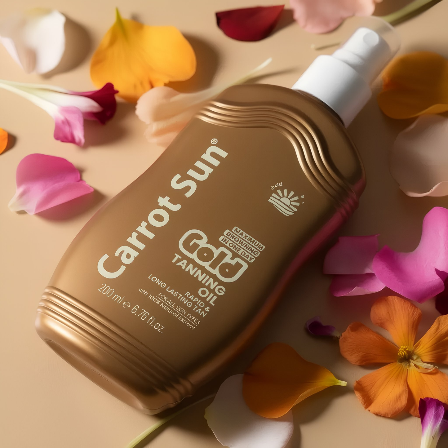 Carrot Sun - Gold - Tanning Oil - 200Ml