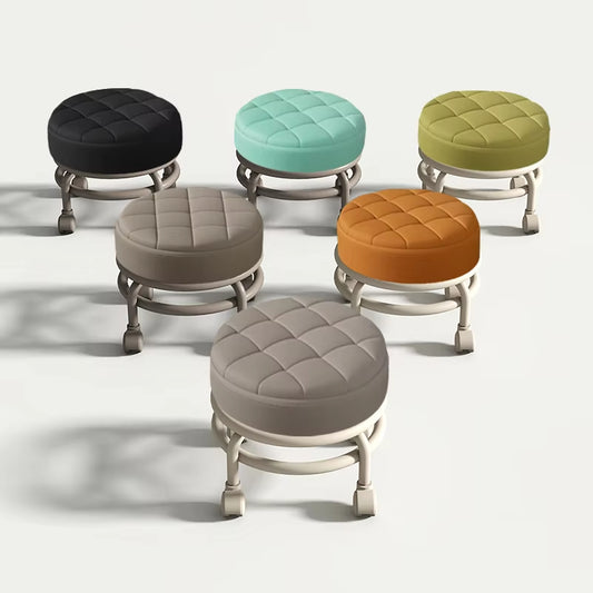 Universal Wheel Small Stool Seat - Multicolor