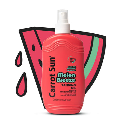 Carrot Sun – MelonBreeze – Watermelon Tanning Oil - 200Ml