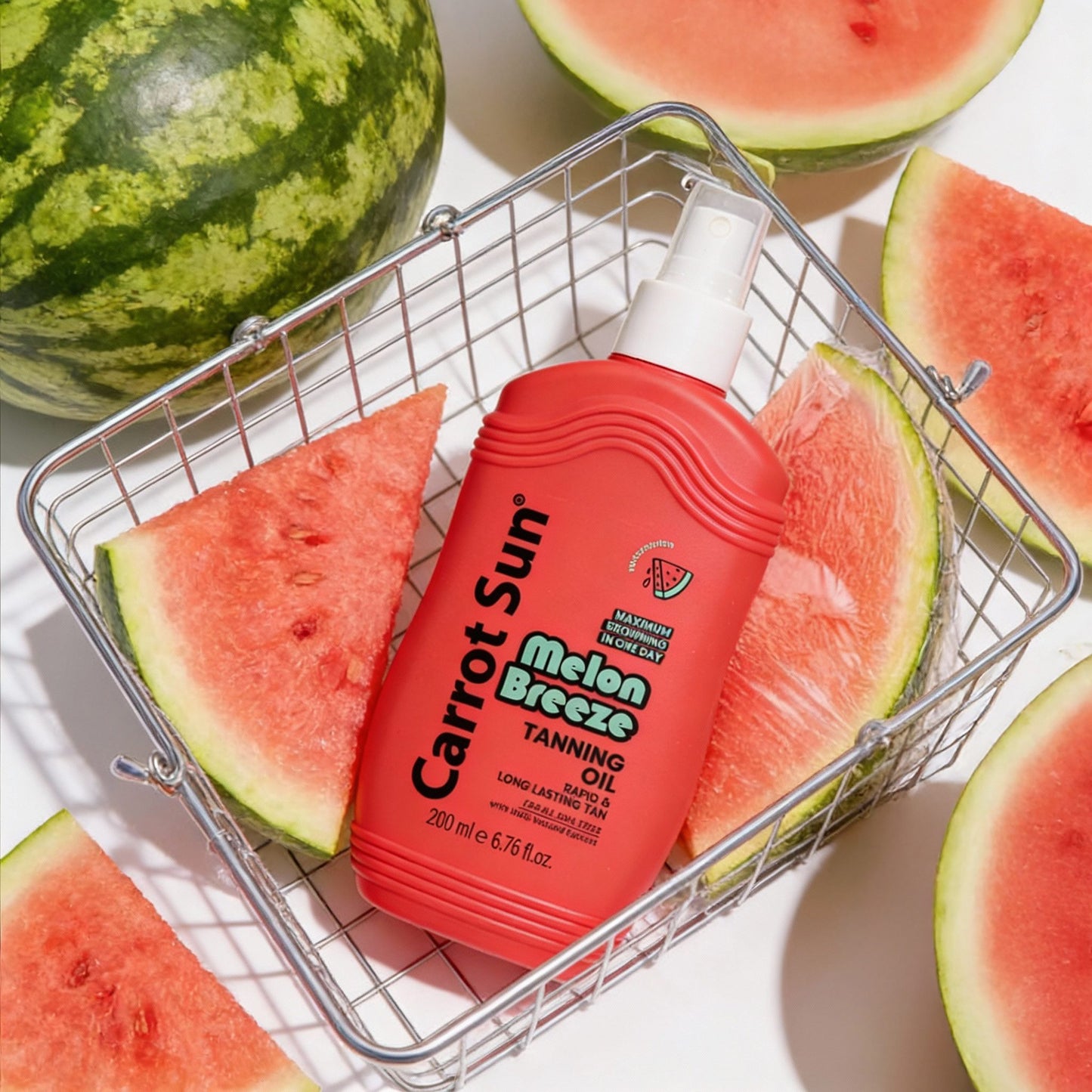 Carrot Sun – MelonBreeze – Watermelon Tanning Oil - 200Ml