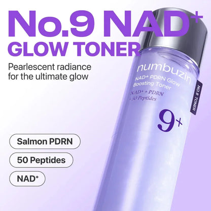 Title: Numbuzin No.9 NAD+ PDRN Glow Boosting Toner 150ml