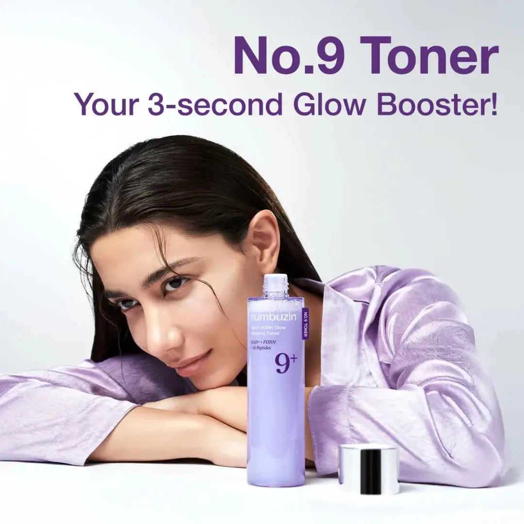 Title: Numbuzin No.9 NAD+ PDRN Glow Boosting Toner 150ml