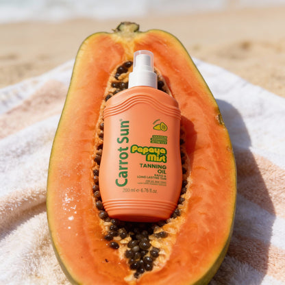 Carrot Sun - Papaya Mist Tanning Oil - 200Ml