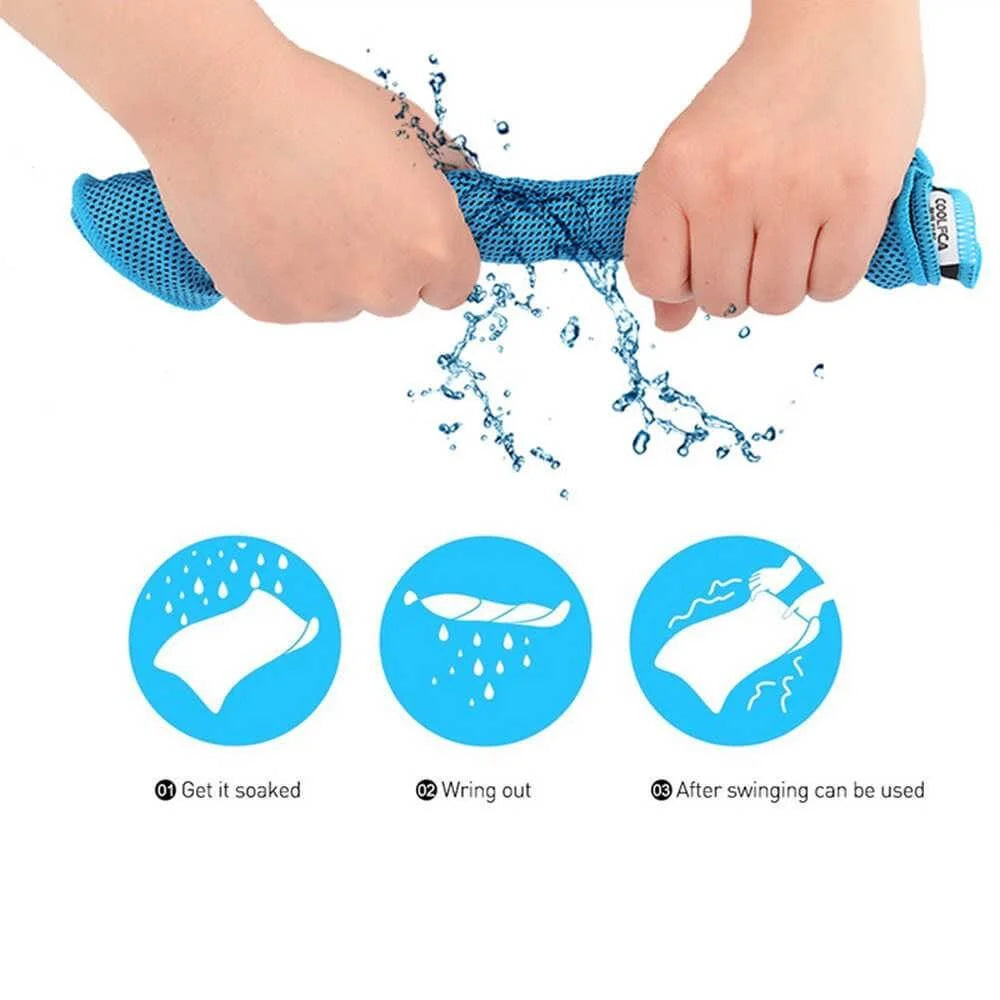 Super Cooling Towel Multicolor - 4pcs