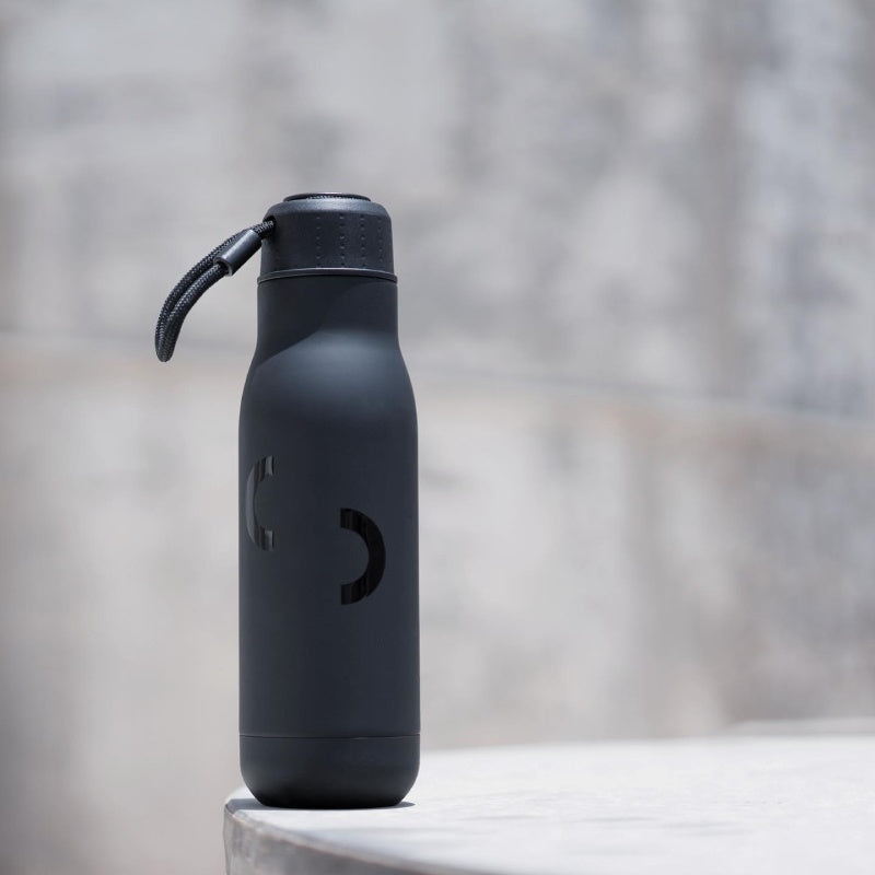 Insulated Water Bottle - Black