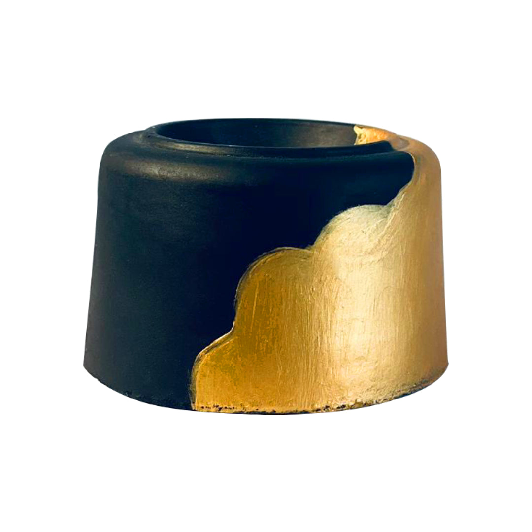 Handmade Mubkhar - Black & Gold Design