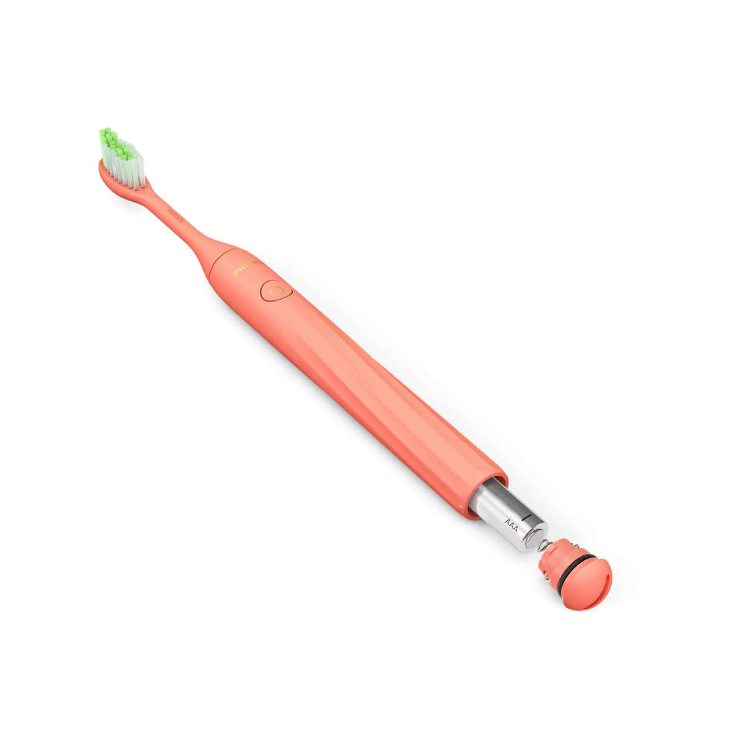 Philips One Sonicare Battery Toothbrush - Miami Coral