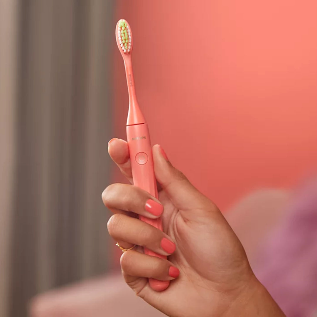 Philips One Sonicare Battery Toothbrush - Miami Coral