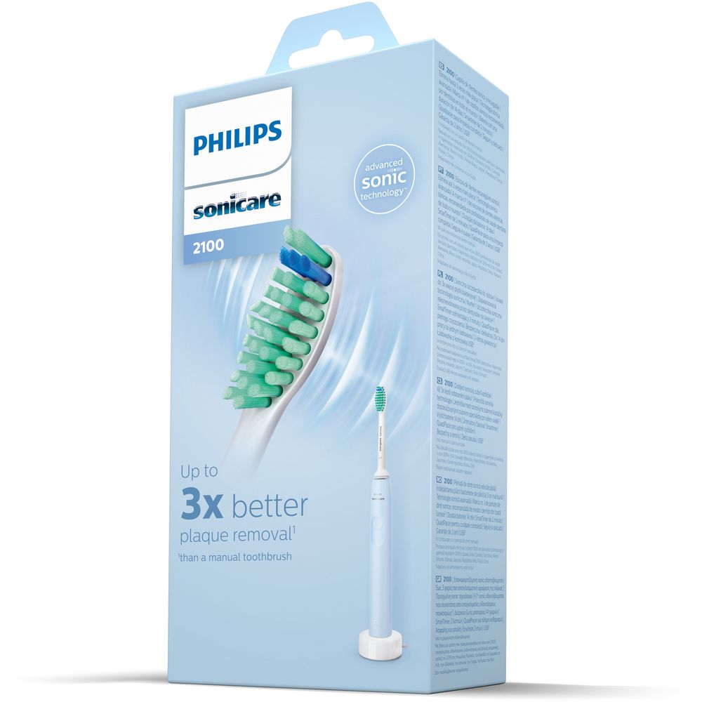 Philips Sonic Electric Toothbrush 2100 - Light Blue